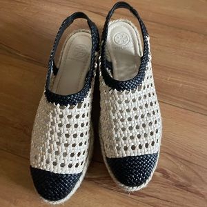 BRAND NEW Tory Burch Dandy Woven Espadrilles size 7